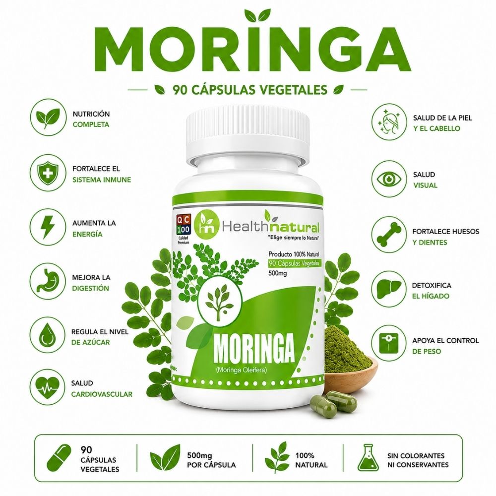 MORINGA HEALTHNATURAL 500MG