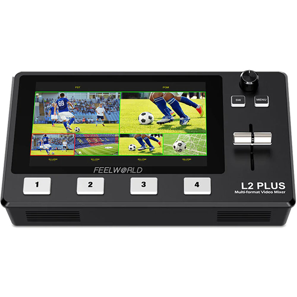 FeelWorld Switcher HDMI para Streaming en Vivo con Monitor LCD de 5.5""