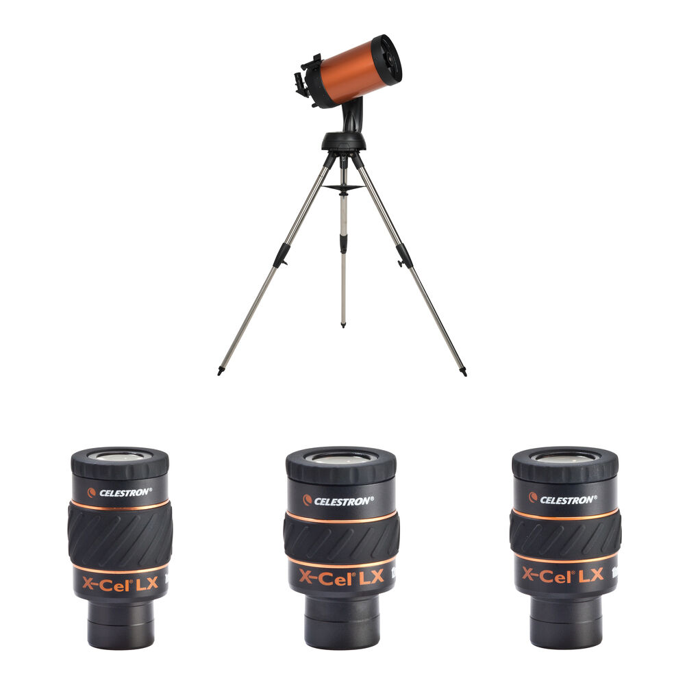 Celestron Telescopio NexStar 8SE 203mm f/10 Schmidt-Cassegrain con Kit de Oculares X-Cel L