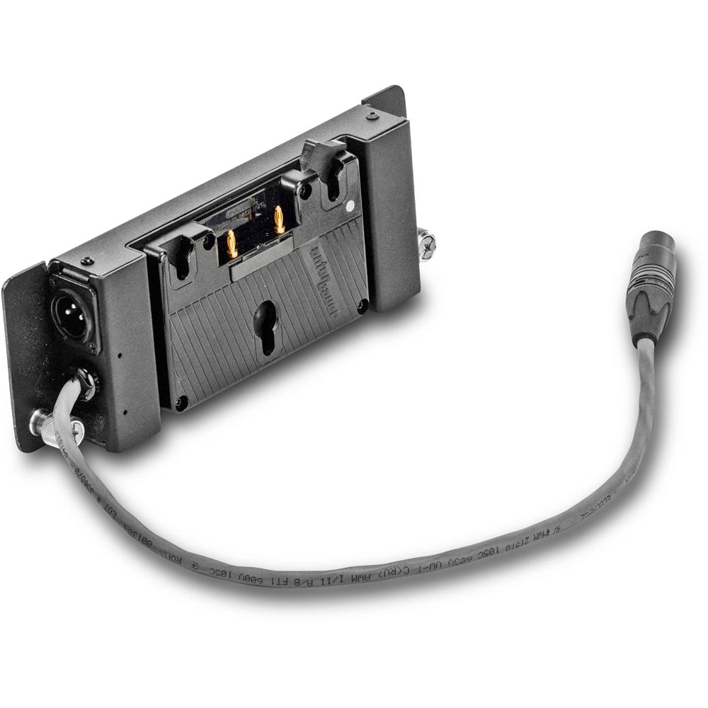 Litepanels Battery Plate Gemini 1x1 Gold Mount - Soporta Batería 14.4V con Salida XLR 3-P