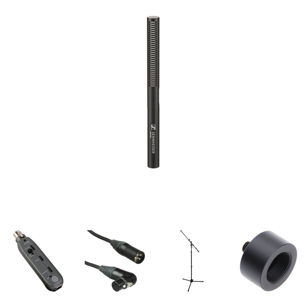 Sennheiser Kit de Audio para Streaming Off-Camera MKE 600 con Interfaz USB y Soporte de Tr