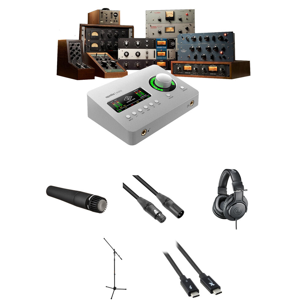 Universal Audio Apollo Solo Heritage Edition Interfaz de Audio Thunderbolt 3 2x4 con Kit d
