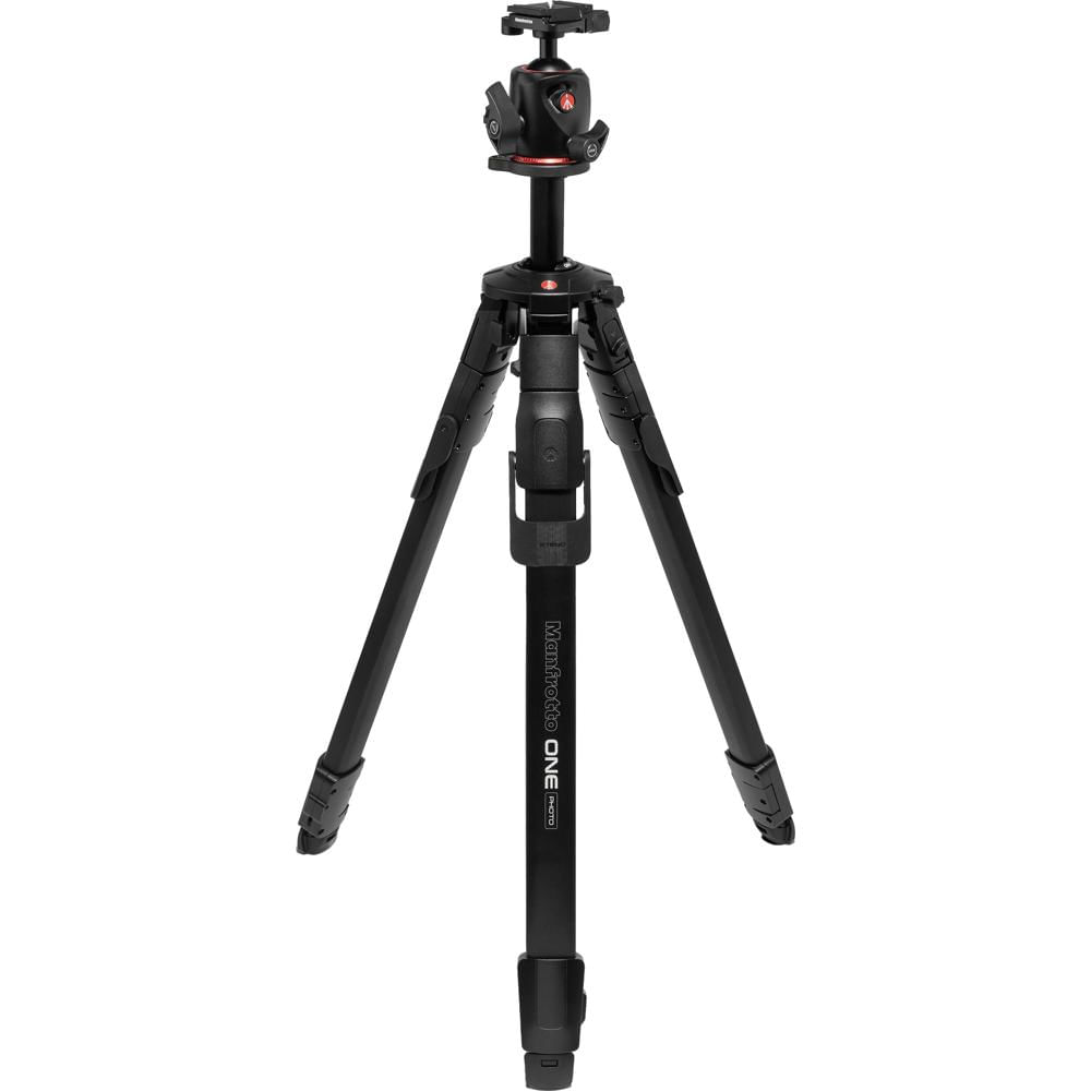 Manfrotto Trípode de Aluminio ONE con Cabezal de Bola XPRO, Capacidad de Carga 26.5 lb, A
