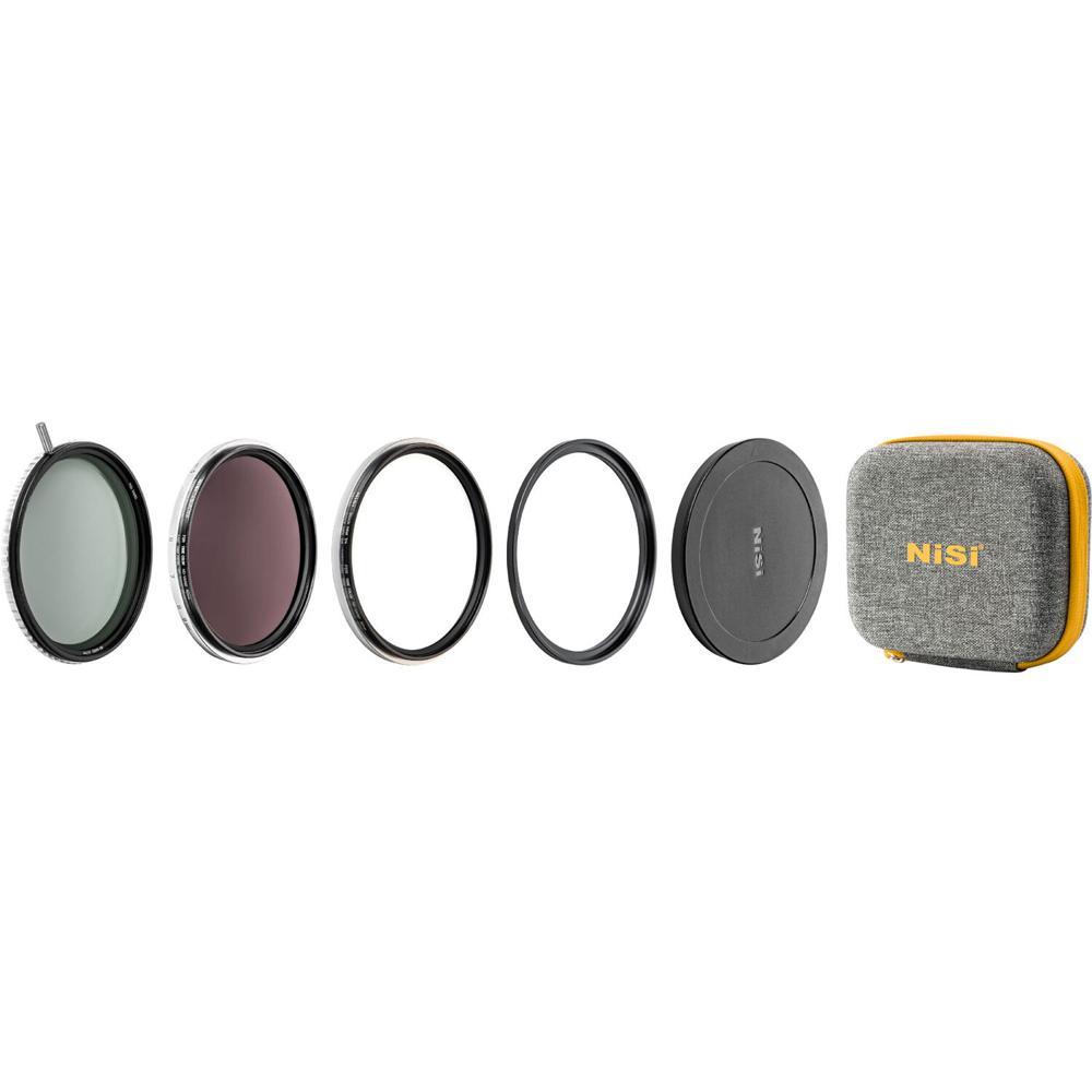 NiSi Kit VND Swift 95mm 1-9 Stops con Filtro Black Mist 1/4 y ND 4-Stop
