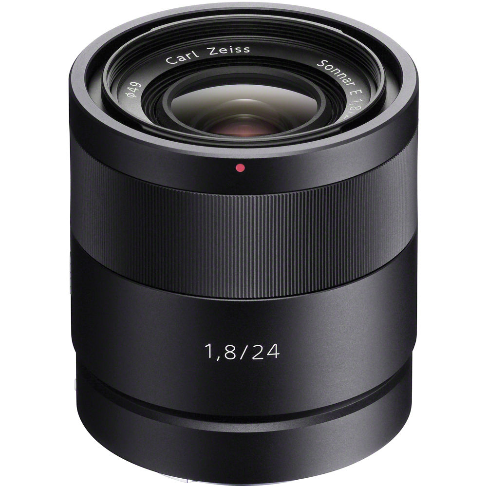 Sony Lente Sonnar T* E 24mm f/1.8 ZA - E-Mount, Apertura f/1.8, 36mm Equivalente, Autofocu