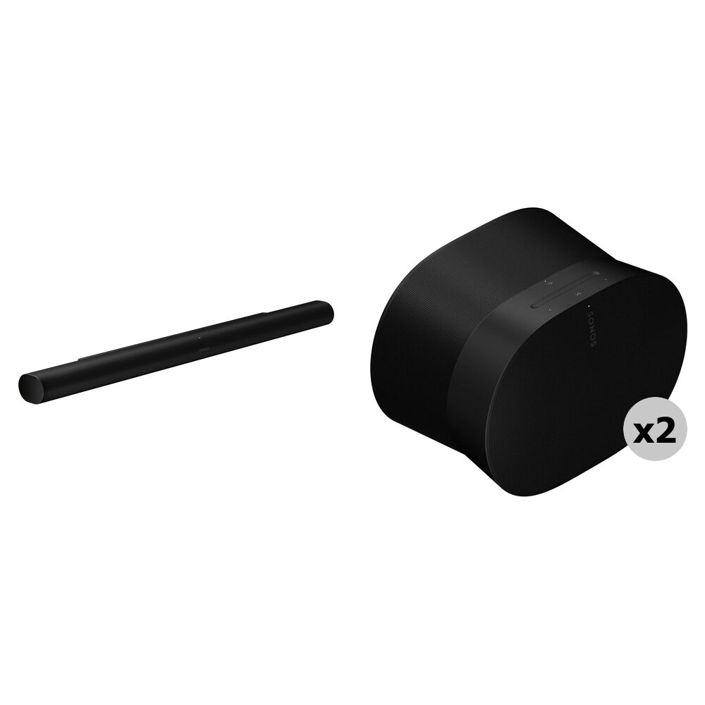 Sonos Arc Barra de Sonido Ultra + 2 Altavoces Era 300 - Sonido Inmersivo Dolby Atmos