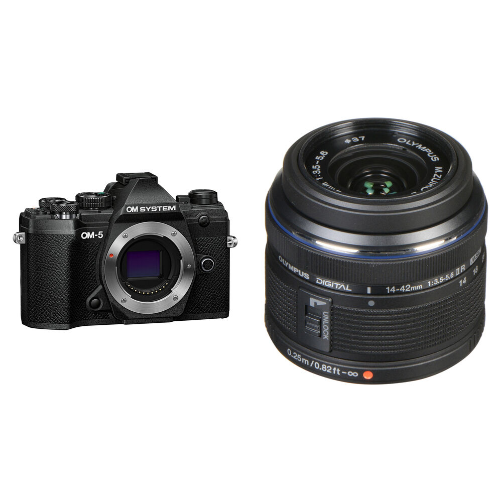 OM SYSTEM OM-5 Cámara Mirrorless con Lente Digital 14-42mm f/3.5-5.6 II