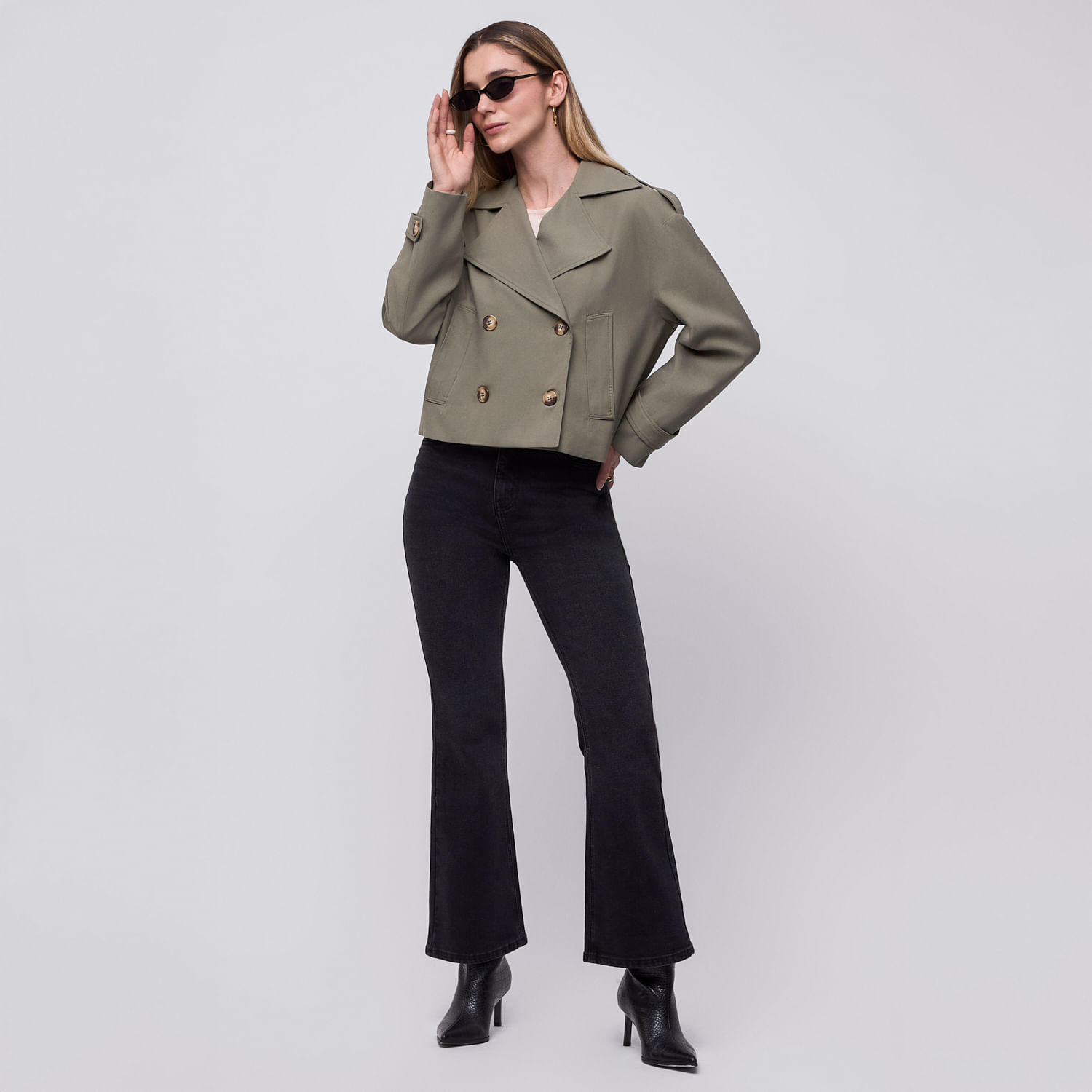 Jean Mujer Bootcut Malabar Straight Negro 28