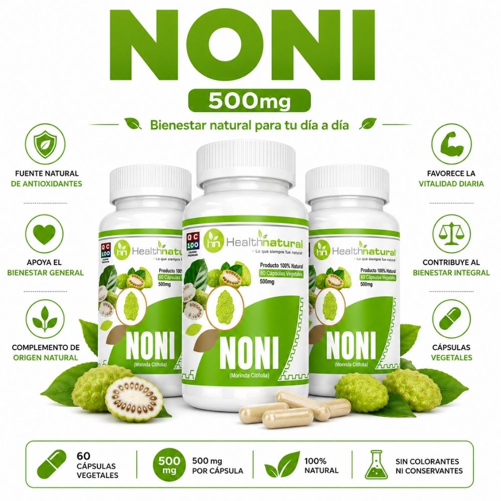 PACK 3 NONI HEALTHNATURAL 1500MG