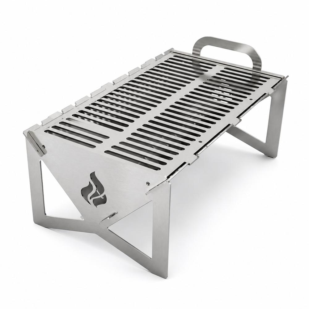 Parrilla Portatil Alpina Asador de Acero Inox