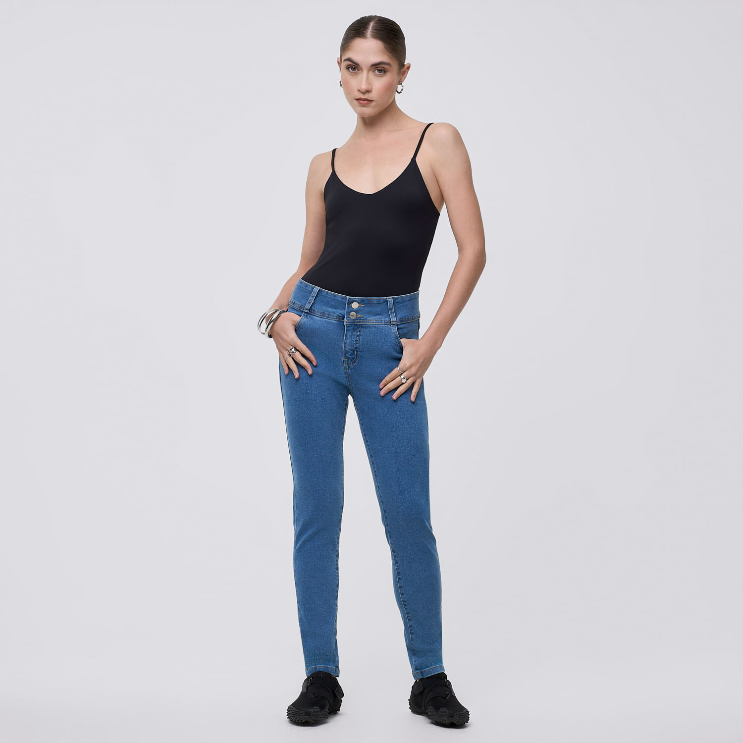 Jean Mujer Jepit Classic 2 Hypnotic Skinny Celeste 30