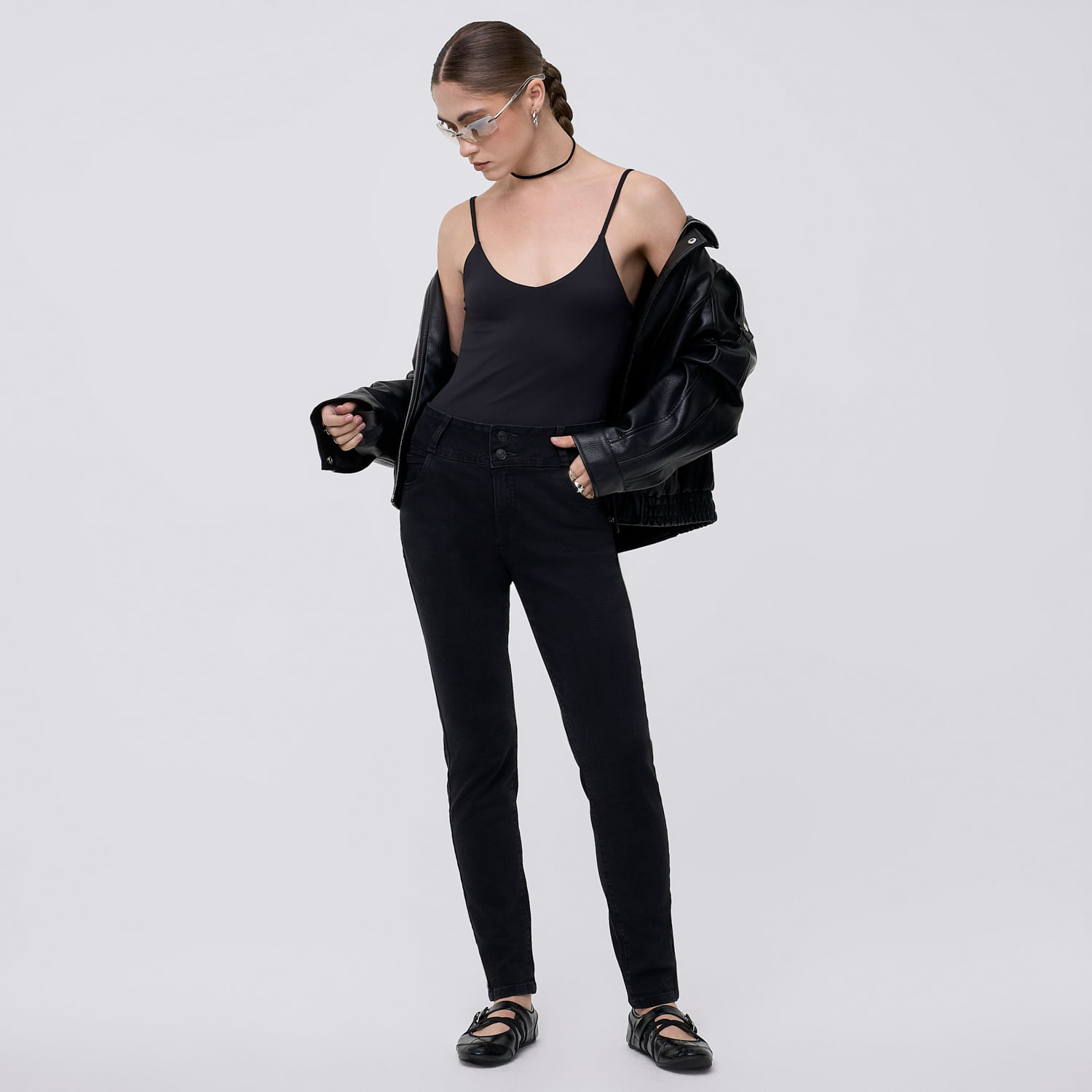 Jean Mujer Jepit Classic 2 Hypnotic Skinny Negro 30