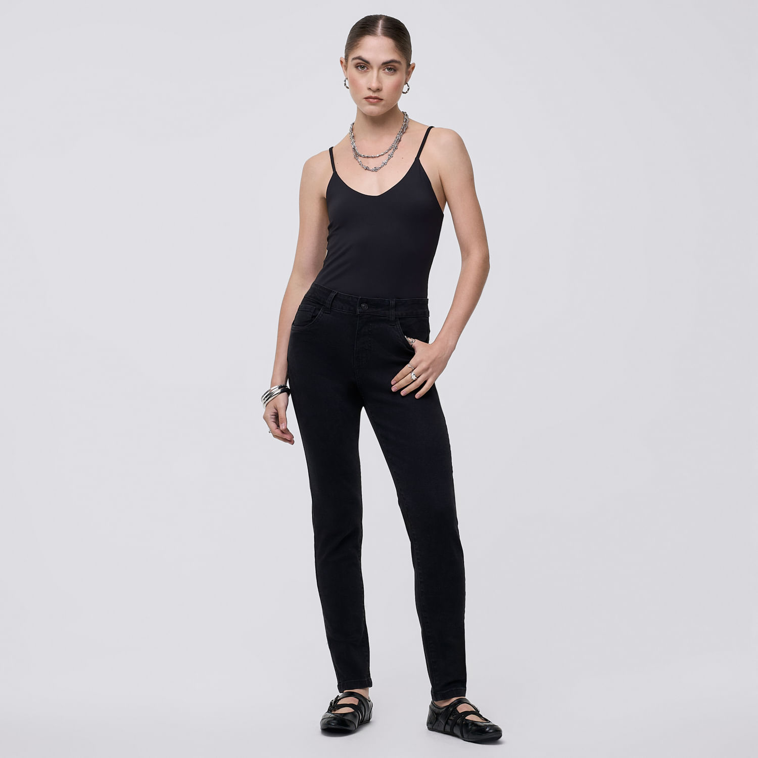 Jean Mujer Jepit Classic 1 Hypnotic Skinny Negro 28