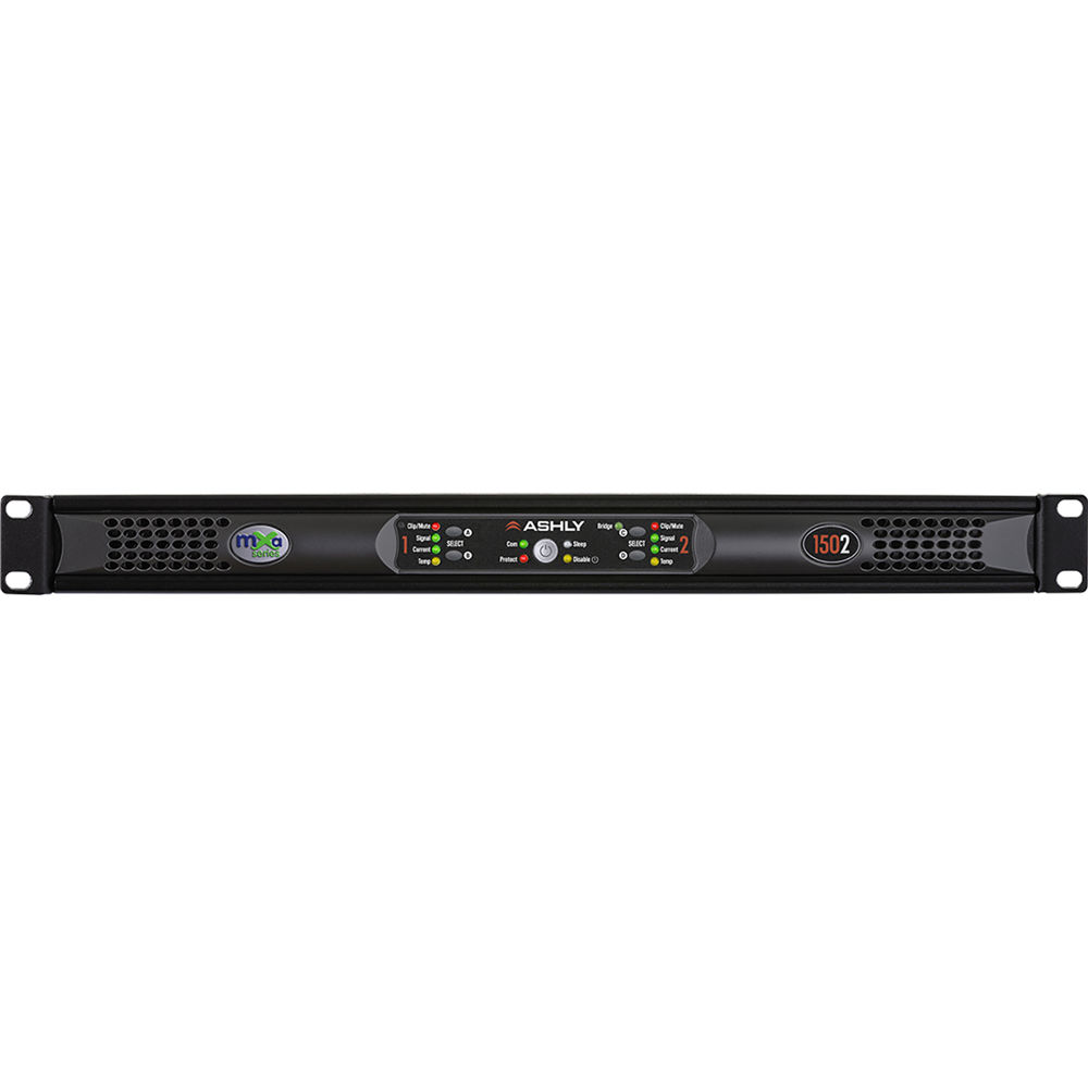 Ashly mXa-1502 Mezclador-Amplificador DSP de 12 Canales y 4 Zonas con 2 x 150W Clase-D
