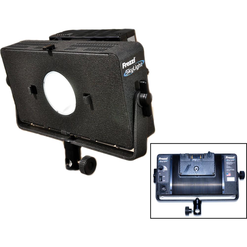 Frezzi LED Portátil SKY1A 5600K con Montaje de Batería A/B, Dimmable 0-100%
