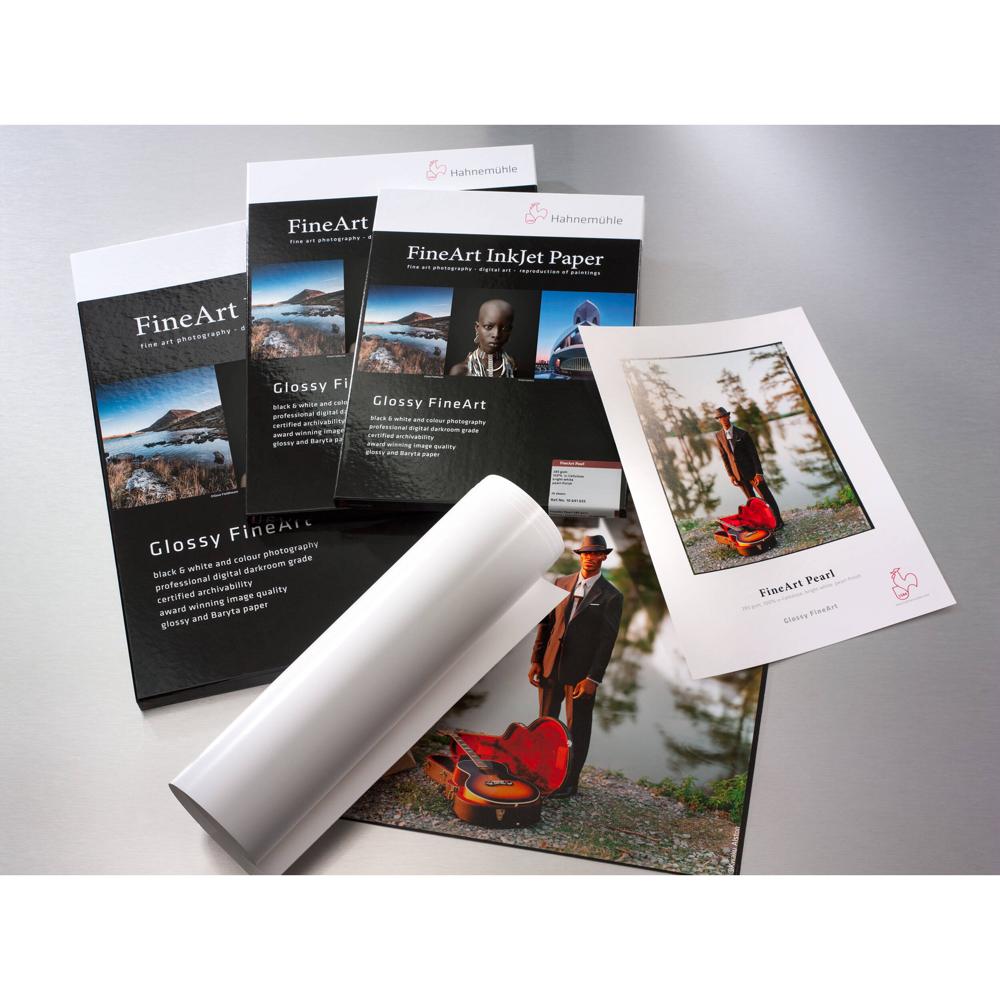 Hahnemuhle Papel FineArt Pearl 44"" x 39' - Acabado Perlado, 285 gsm, 99% Opacidad