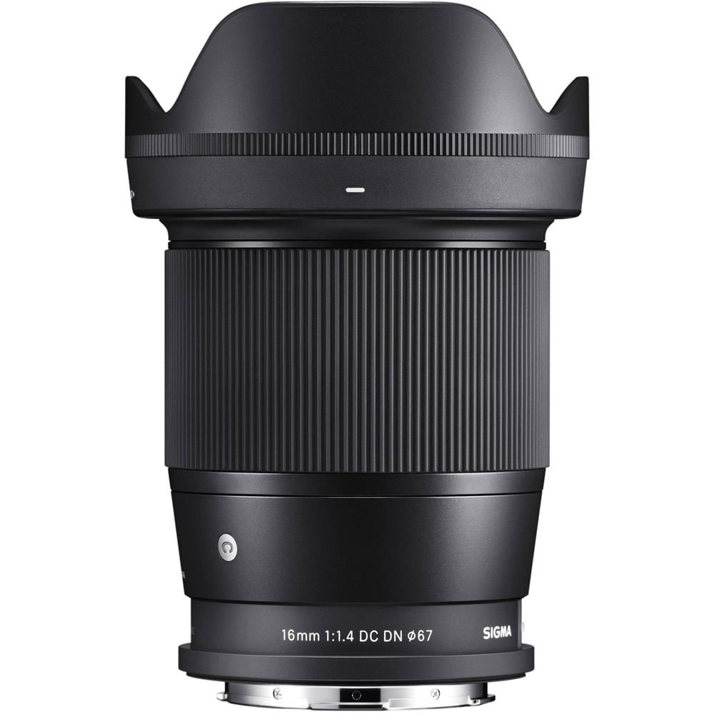 Sigma 16mm f/1.4 DC DN Contemporary Lens - L-Mount, APS-C, 24mm Equivalente, Sellado contr