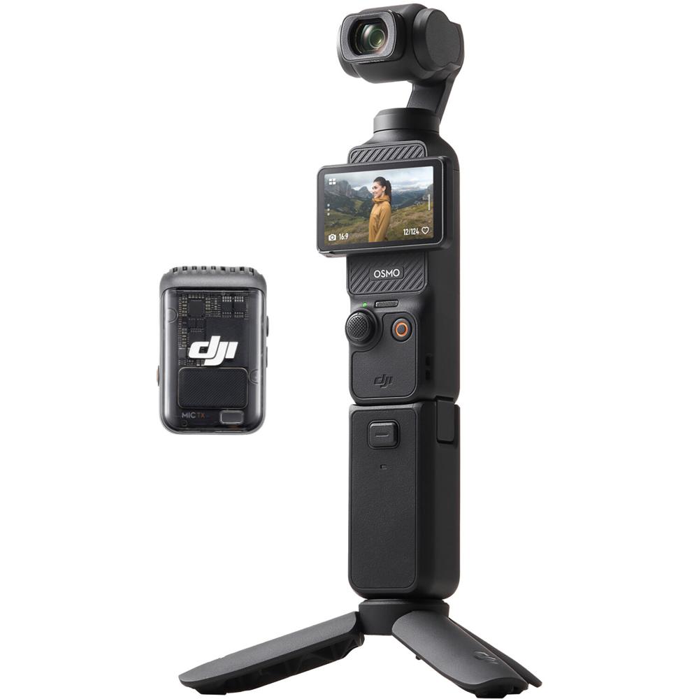 DJI Osmo Pocket 3 Creator Combo - Cámara con Lente Gran Angular, Micrófono y Accesorios