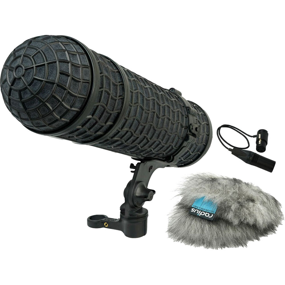 Radius Mini-ALTO 280 Blimp Windshield con Kit RAD-2, Mango PG y Cable XLR - Reducción de