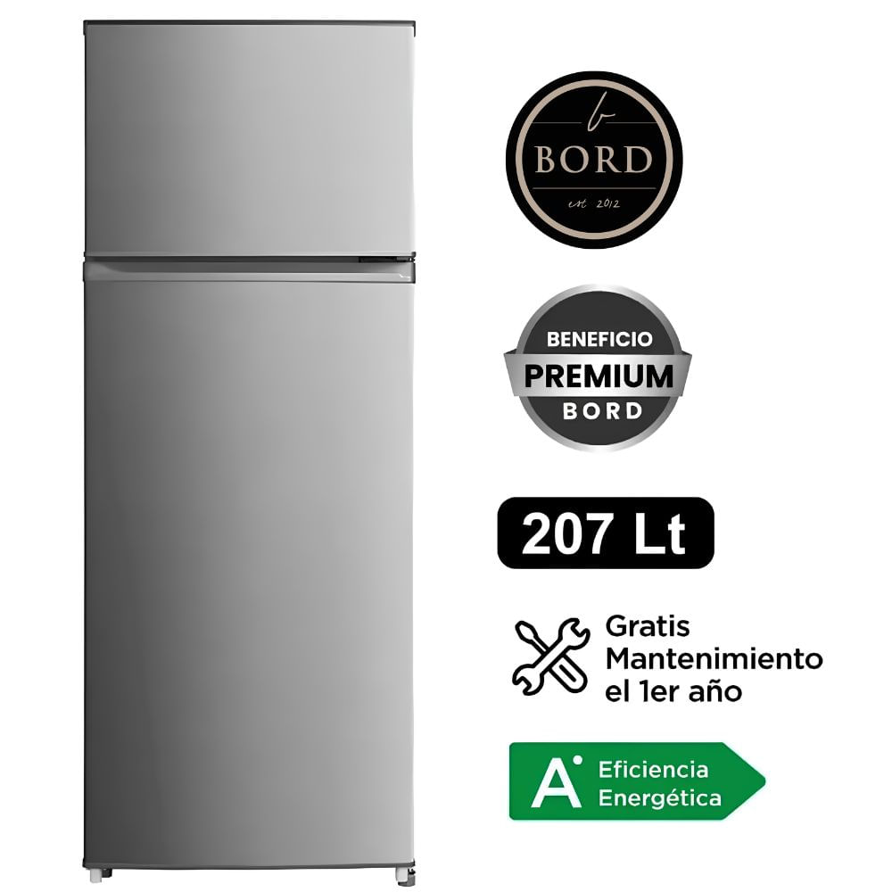 Refrigeradora Bord 207LT Frost RE207FS-M - Silver