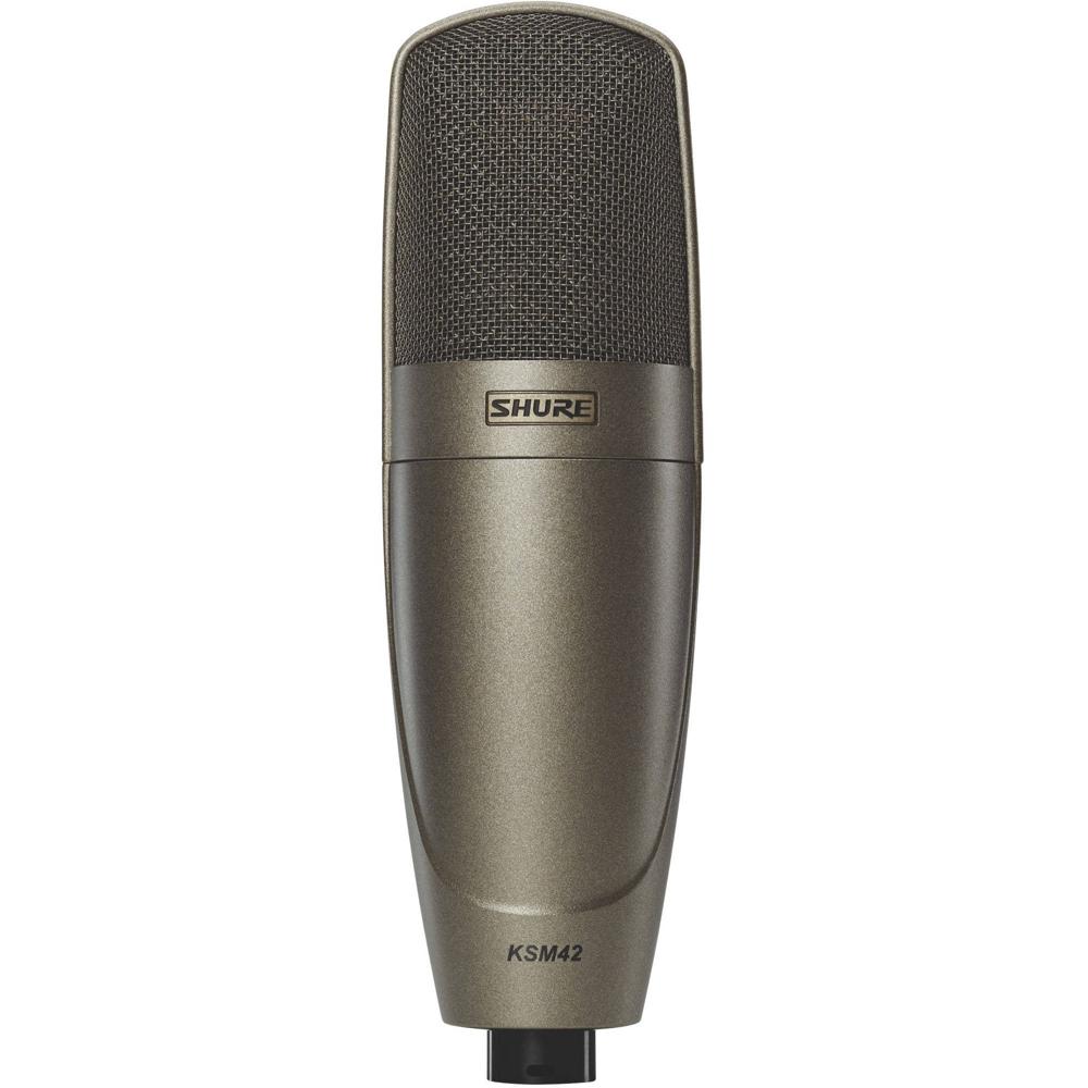 Shure KSM42/SG Micrófono Vocal Condensador de Diafragma Grande, Patrón Cardioide, Tecnol