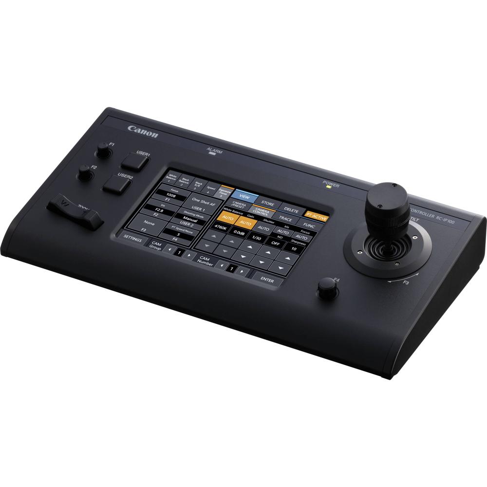 Canon Controlador Joystick PTZ RC-IP100 con Pantalla Táctil de 7"" y Control de 100 Cámar
