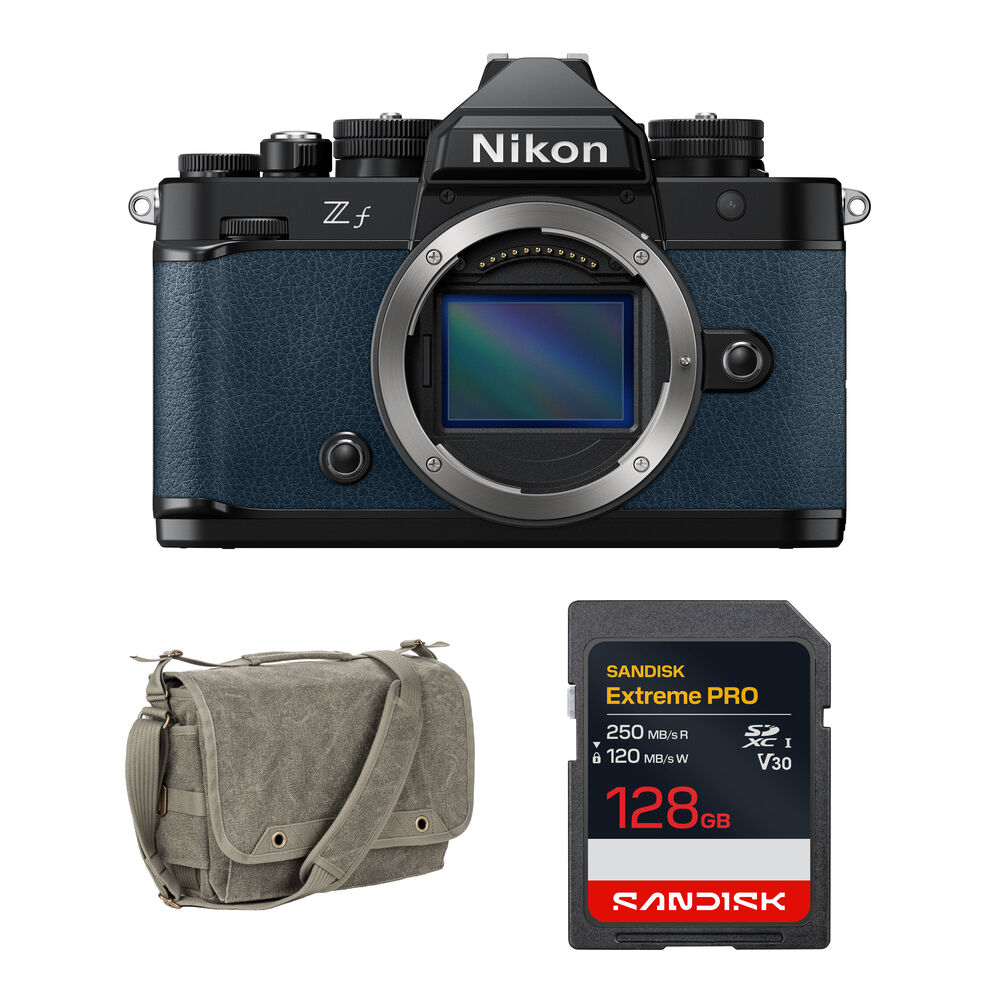 Nikon Zf Cámara Mirrorless 24.5MP con Accesorios Básicos (Azul)