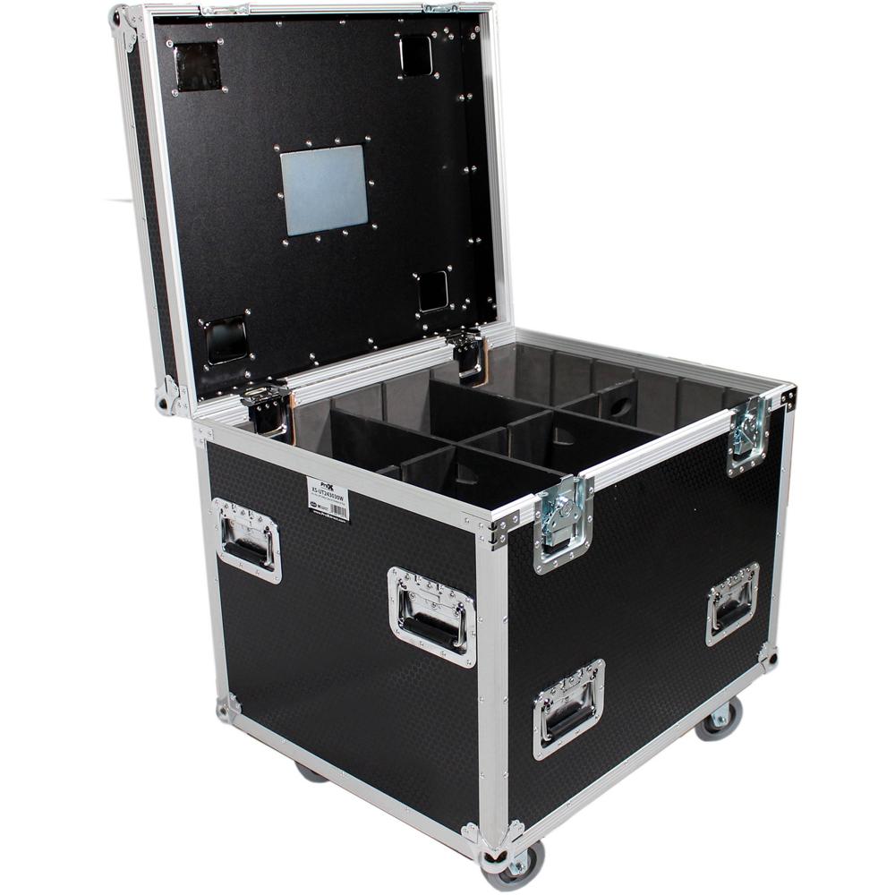 ProX TruckPaX Flight Case ATA-300 con Divisor y Bandeja - 4 Pack, 24 x 30 x 30""