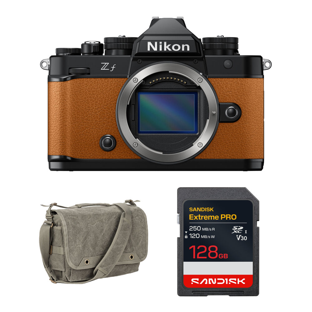 Nikon Zf Cámara Mirrorless 24.5MP con Accesorios Básicos (Naranja)