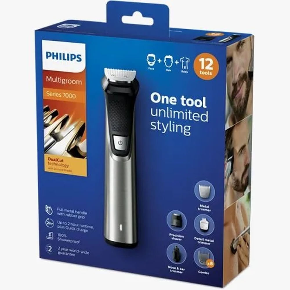 Cortadora multigroom cabello cuerpo cara MG773515 Philips