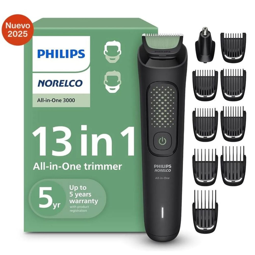 Philips Rasuradora Cortabarba Norelco™ Mg3919/50 - 13 Piezas