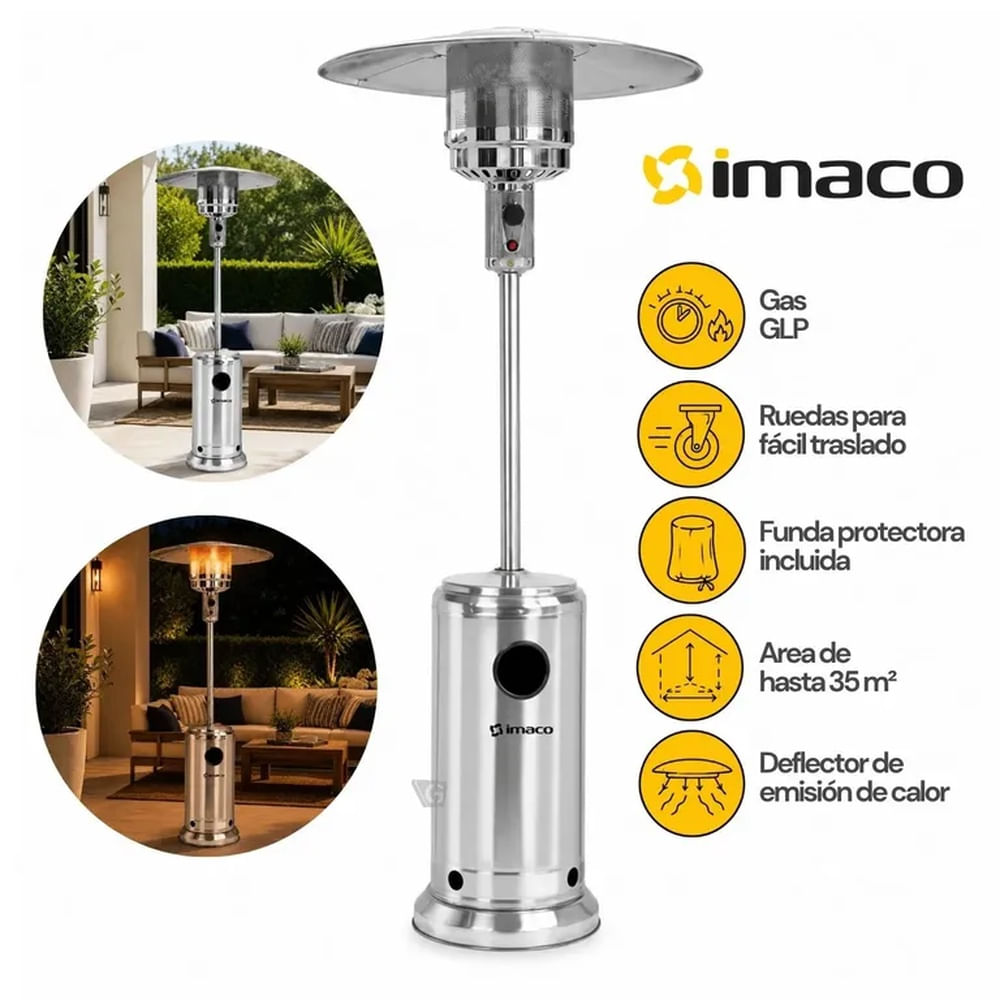 Calentador de Patio a GasGLP PHS130 Imaco