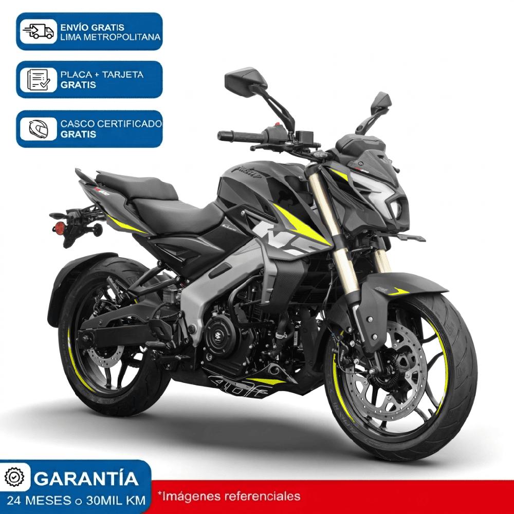 Moto Bajaj Pulsar NS 400 Z UG Amarillo Gris
