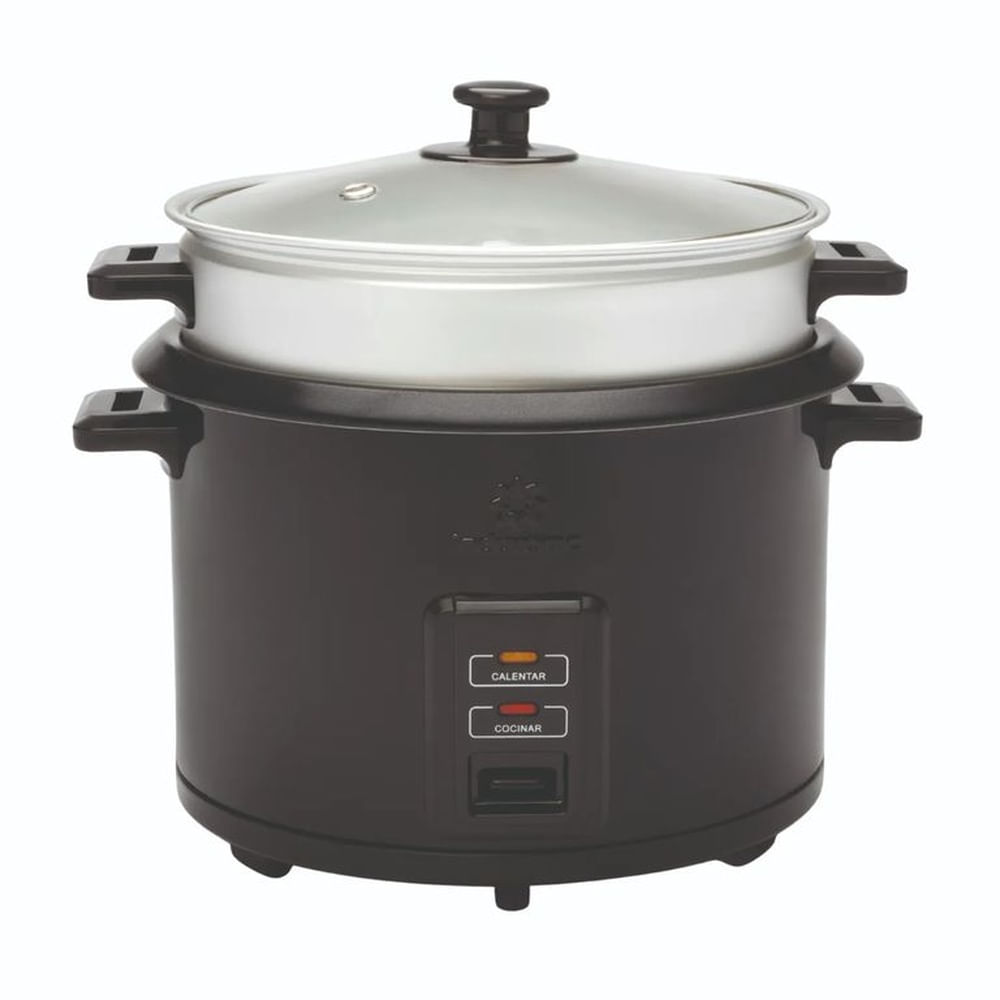 Olla arrocera vapor negra 2.8 LT OAI28NV