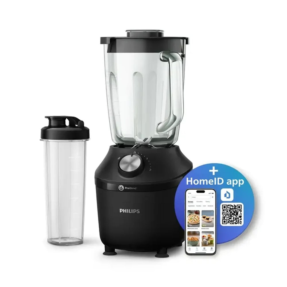 Licuadora Philips de 600W en Acero Inoxidable Hr229141