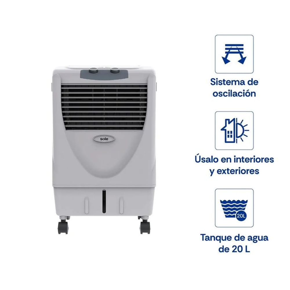AIRE ACONDICIONADO Rapifresco Sole Ultra Cool 20L SOLRAP001