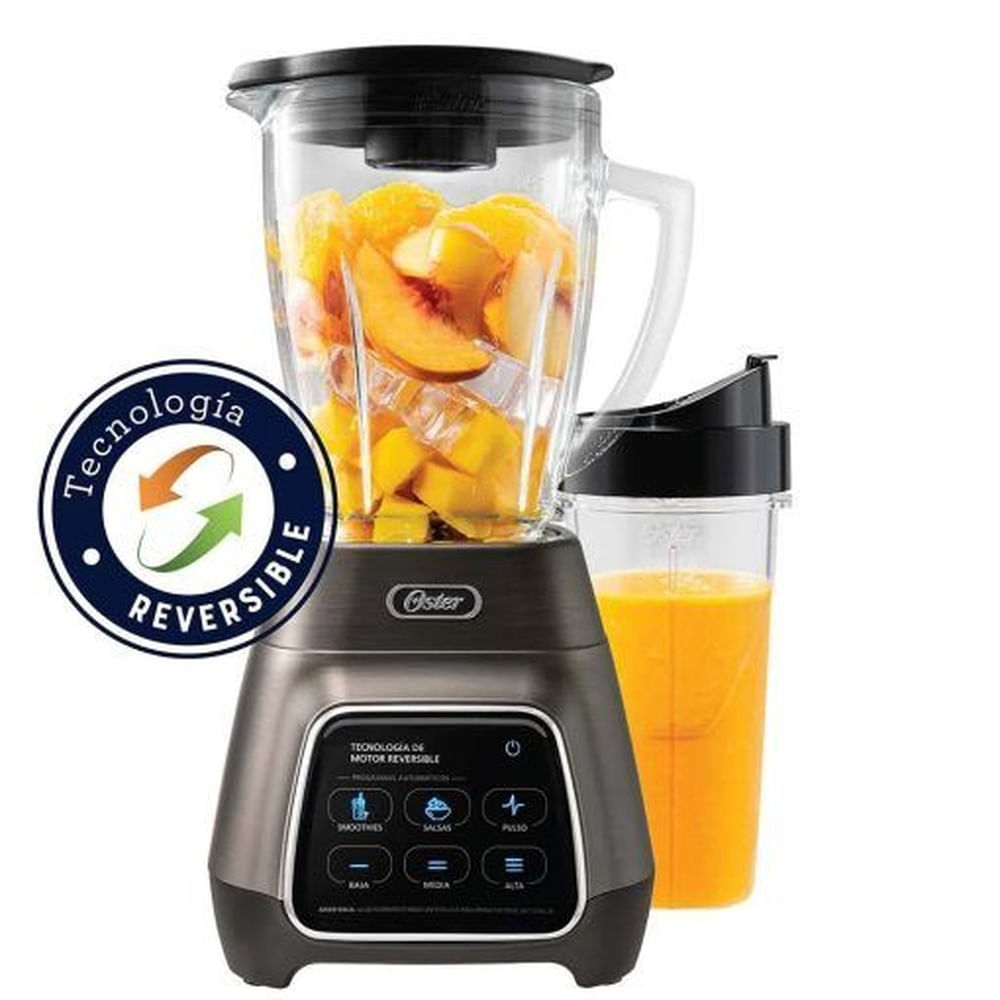 Licuadora Oster® 1.5L con Tecnología Reversible + Vaso BLSTPYG1312XBG