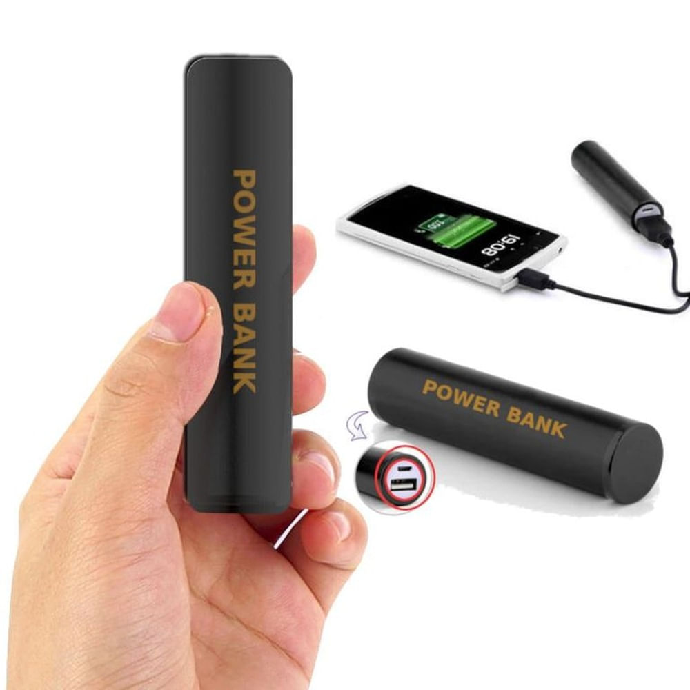 2 En 1 Cargador + Powerbank Bateria 18650 Li-ion Case Holder