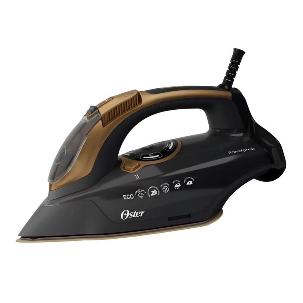 Oster Plancha de Vapor, PressXpress Max S9200, Digital, Suela XL, Bronce, GCSTPX9200-053