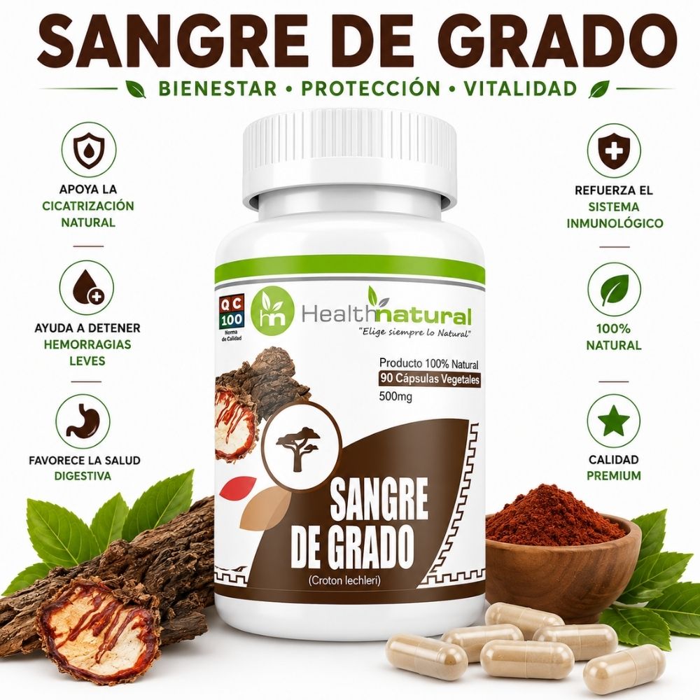 SANGRE DE GRADO HEALTHNATURAL 500MG