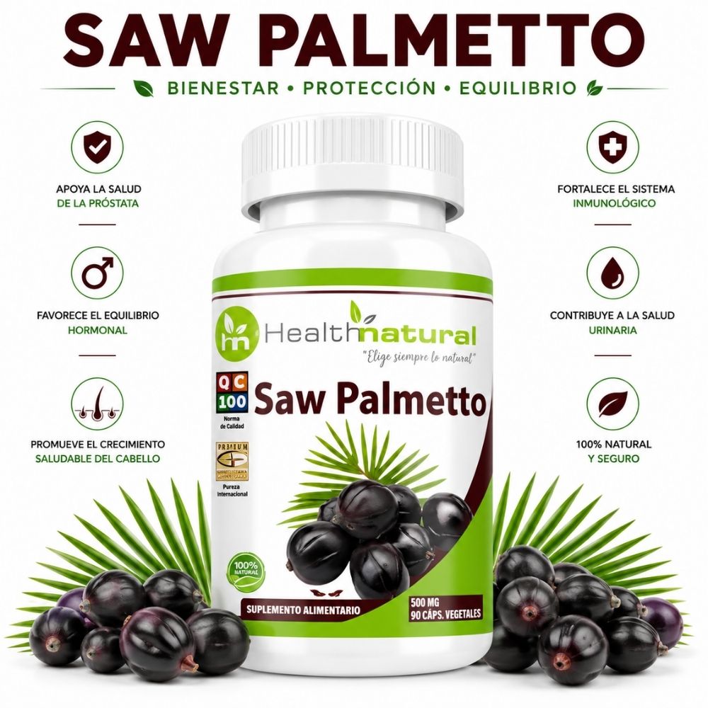 SAW PALMETTO HEALTHNATURAL 500MG