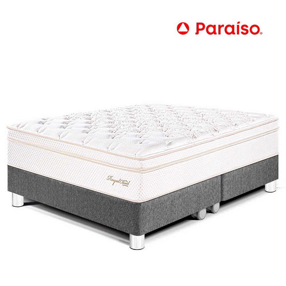 Cama Royal Cloud - Gris Queen