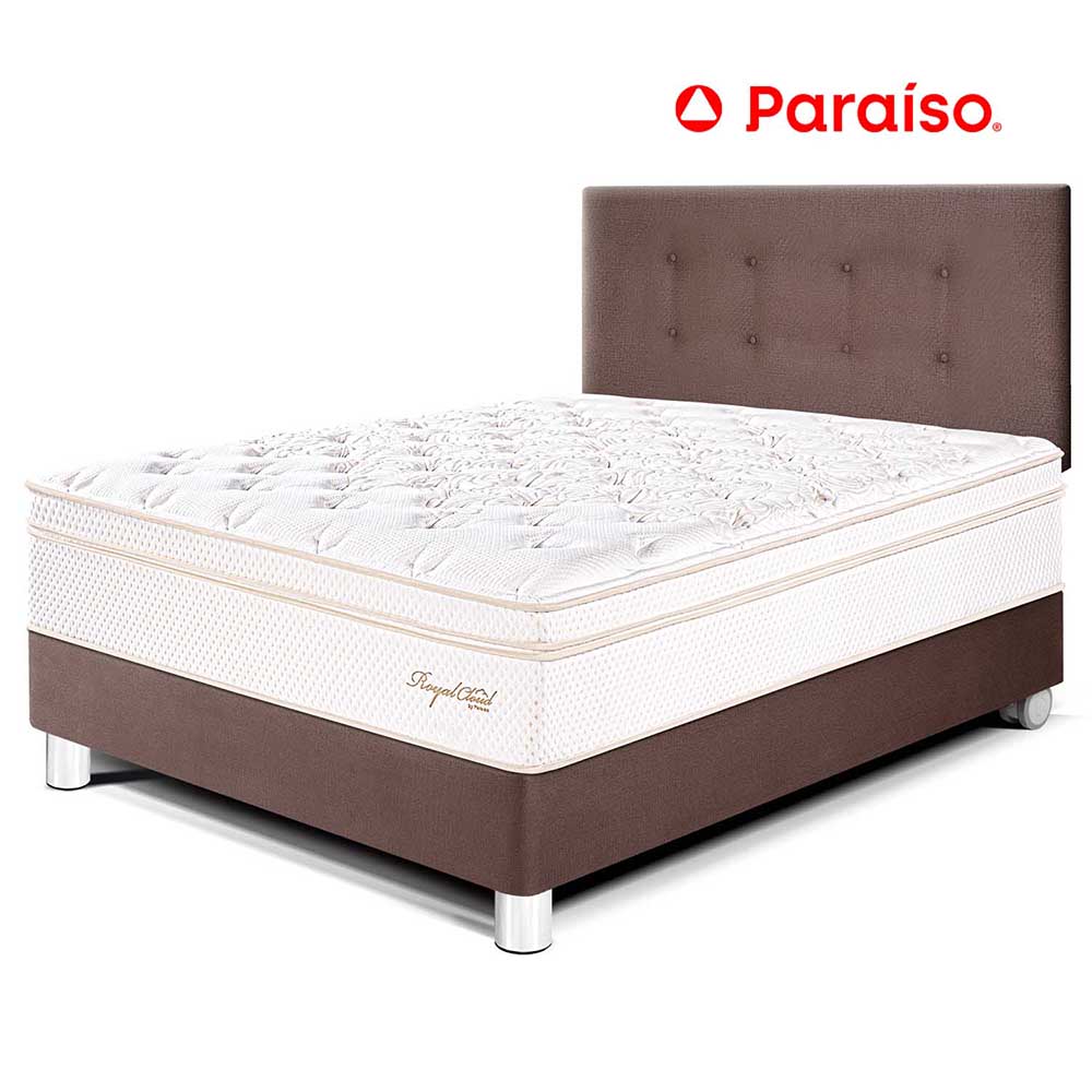 Dormitorio Royal Cloud - Chocolate 1.5 Plz
