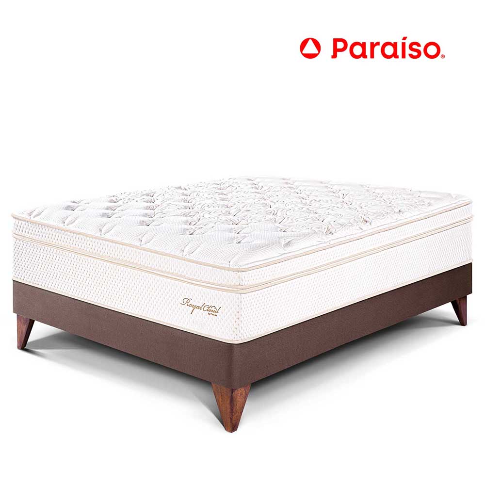 Cama Europea Royal Cloud - Chocolate 2.0 Plz