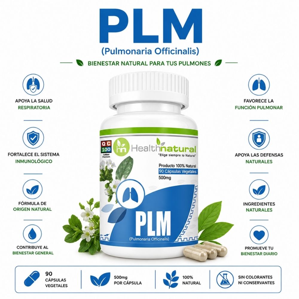 PLM PULMONARIA HEALTHNATURAL 500MG