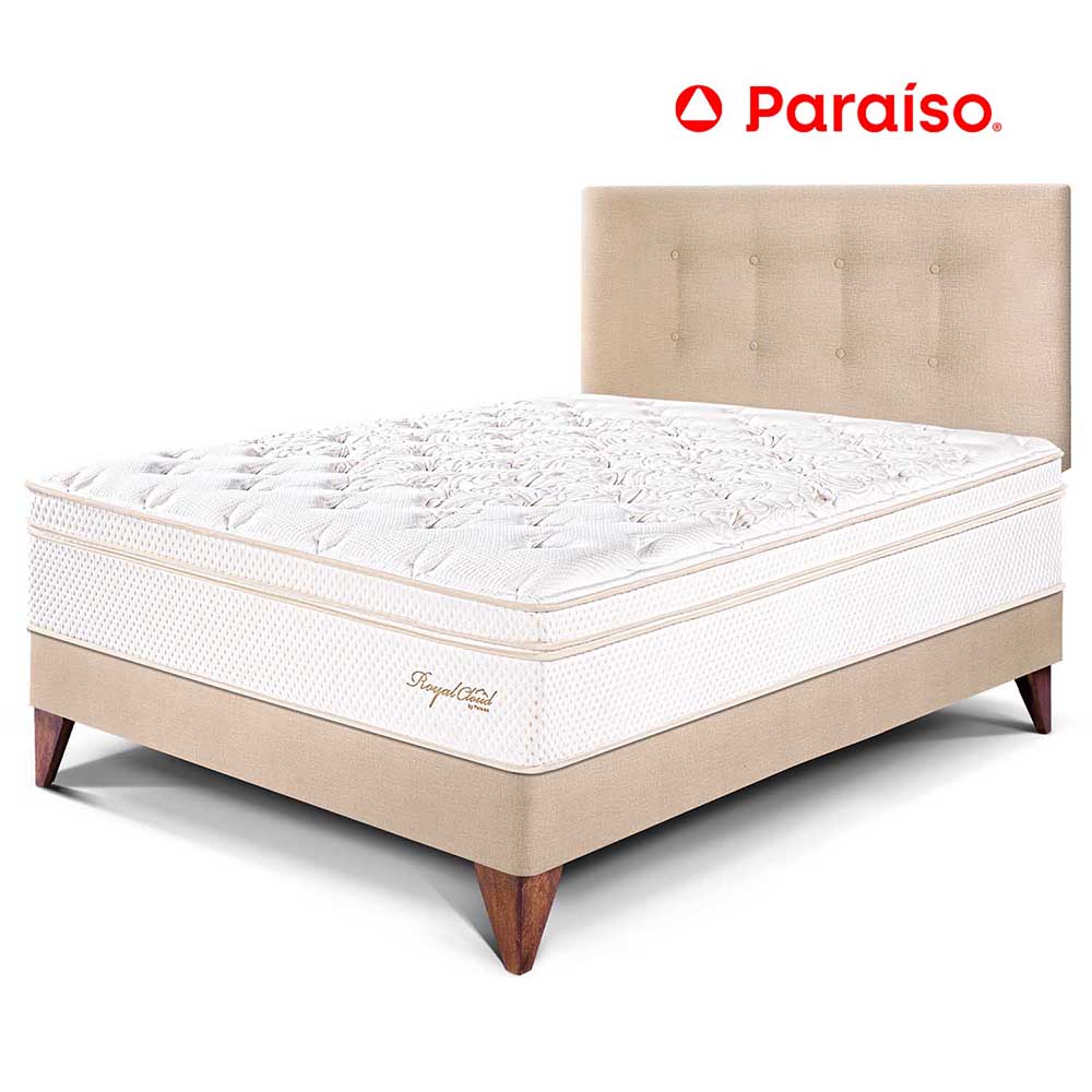 Dormitorio Europeo Royal Cloud Champagne 1.5 Plz