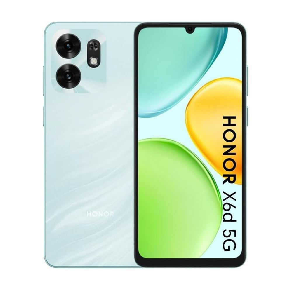 Celular Honor X6d 5G 256GB 4GB RAM Ocean Cyan