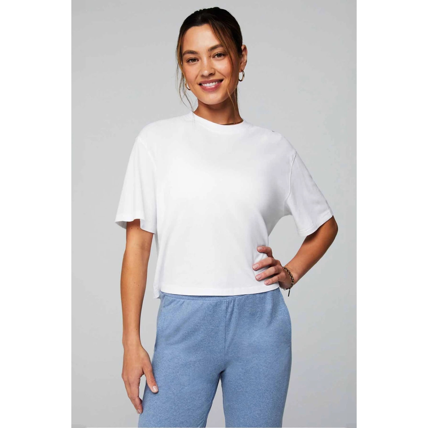 Polo Deportivo Fabletics Mujer Fbss2356210-3570-xs Blanco L