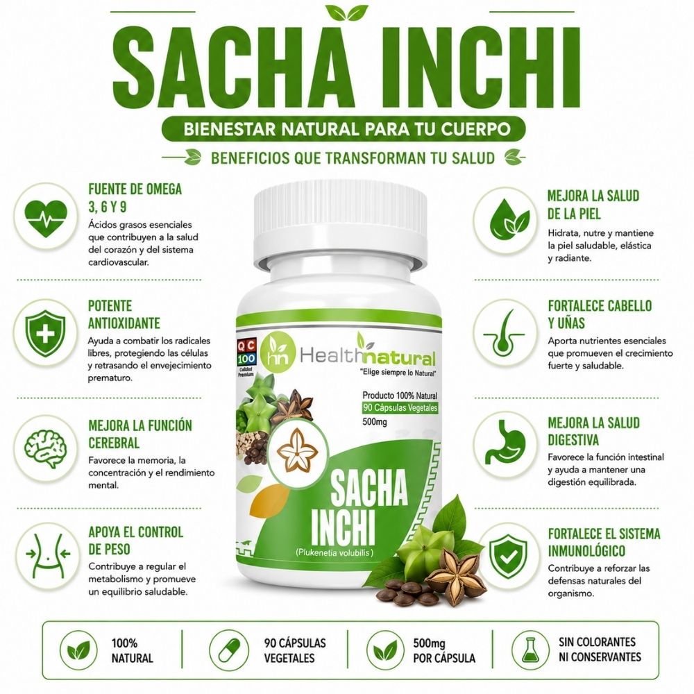 SACHA INCHI HEALTHNATURAL 500MG