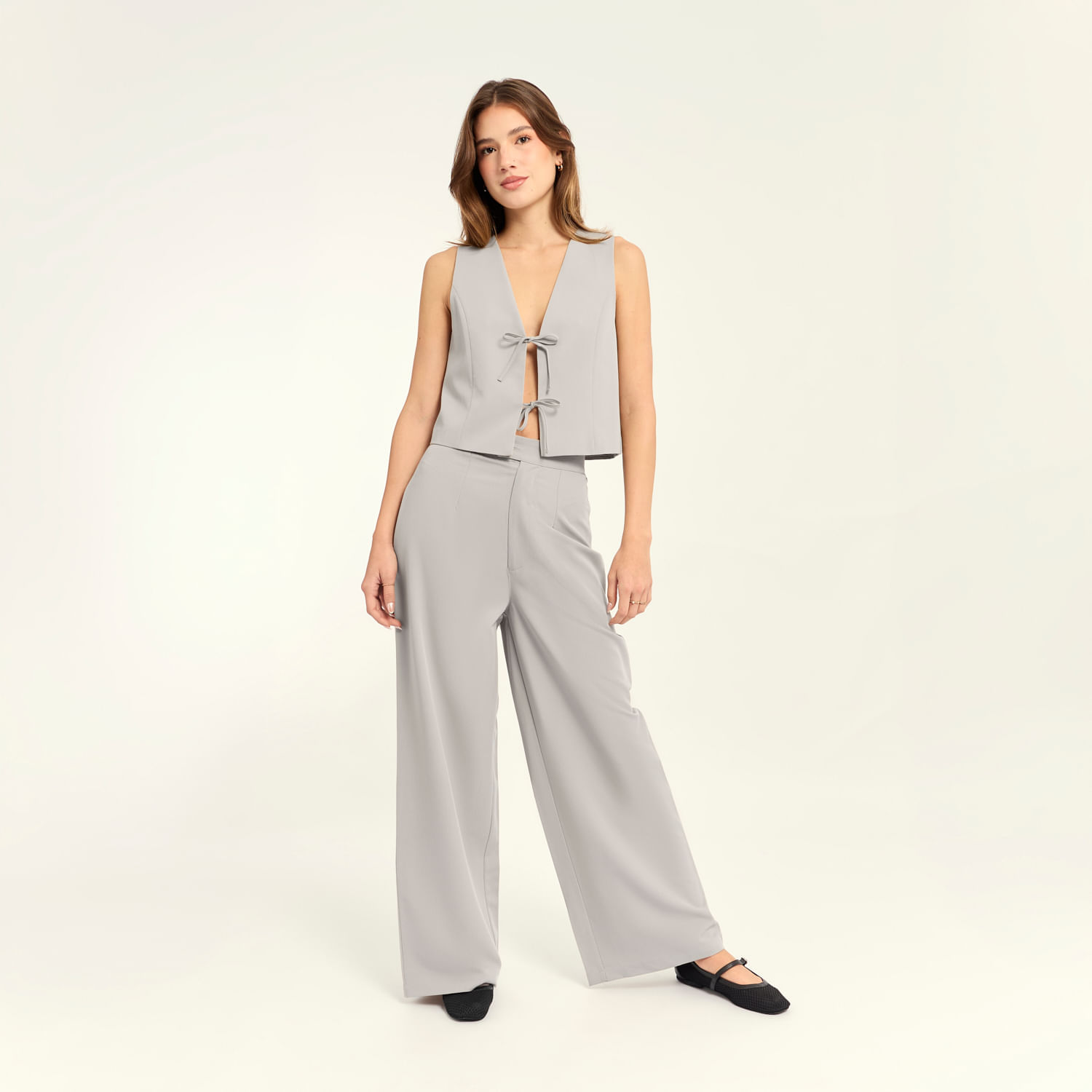 Chaleco Mujer Milk Sweet Gris M
